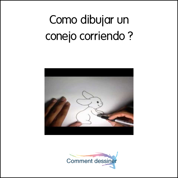 Como dibujar un conejo corriendo